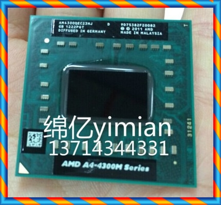 [중고] AMD A4 4300M AM4300DEC23HJ 원본 버전 노트북 CPU PGA 핀 -[38290739239]