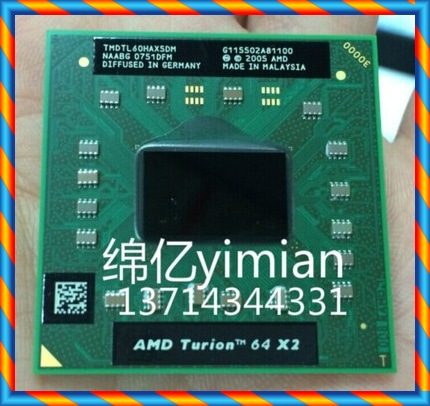 [중고] AMD TL60 TMDTL60HAX5DM 5DC 노트북 CPU Original 공식 버전 PGA 65 nm -[38683450738]