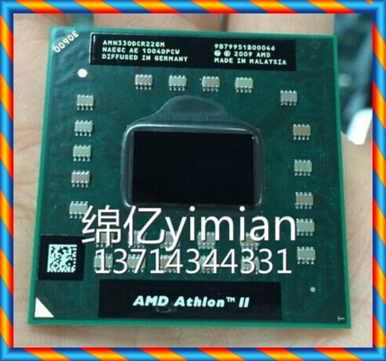 [중고] AMD AMN330DCR22GM N330 노트북 CPU Original 공식 판 PGA 핀 638 핀 -[40767720236]