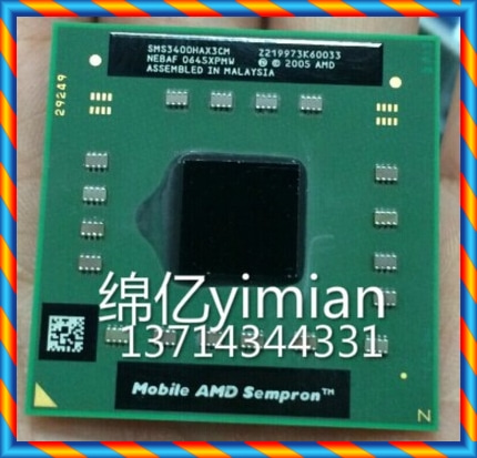 [중고] AMD Sempron 3400+ (AM2) SMS3400HAX4CM 노트북 CPU 오리지날 공식 버전 -[43510533068]