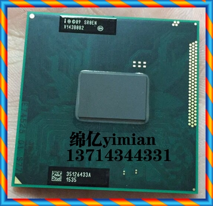 [중고] 2 세대 B840 SR0EN 1.9G / 2M 노트북 CPU 오리지널 공식 버전 PGA 핀 HM65 / 67 -[522974815160]