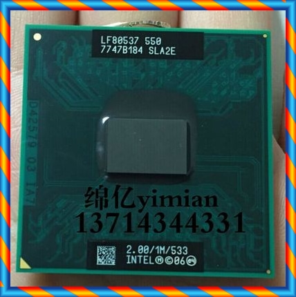 [중고] 인텔 CM550 SLA2E 2.0G / 1M / 533 노트북 CPU 오리지날 공식 버전 PGA 스팟 -[528139410375]
