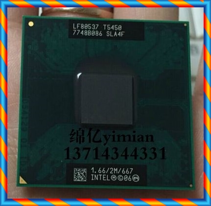[중고] T5450 1.66GHZ / 2M 노트북 CPU 960/965 플랫폼 Original 공식 버전 Upgrade -[536217290623]