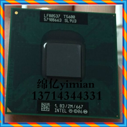 [중고] T5600 SL9SG SL9U3 1.83G / 2M / 667 노트북 CPU Original 공식 버전 945 -[536293536925]