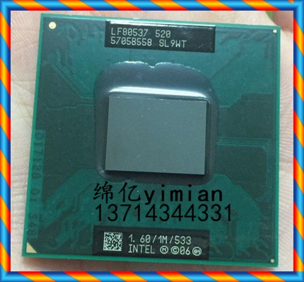 [중고] Celeron CM520 SL9WN SL9WT CPU 1.6 / 1M / 533 PGA 945 플랫폼의 원본 공식 버전 -[553219006587]