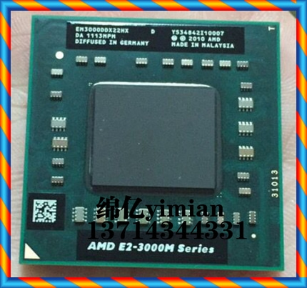 [중고] AMD E2-3000M EM3000DDX22HX 노트북 CPU Original Official Edition 듀얼 코어 PGA -[555974673895]