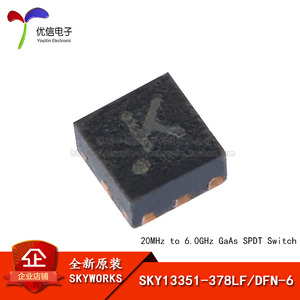 오리지널 정품 SKY13351-378LF DFN-6 단도투척 SPDT RF스위치칩