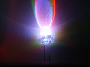 10MM 칠색플래시 F10적녹청 LED발광다이오드 빠른속도의 번갈아플래시 LED자동점멸등