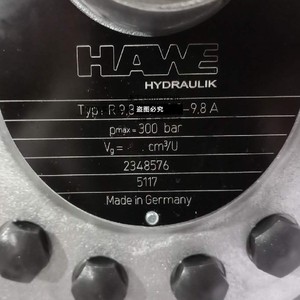 독일 HAWE 플런저 펌프 R8.3-8.3-8.3-8.3-BABSL R9.8-9.8-9.8A 펌프