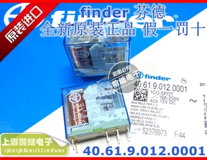 규격 finder/finder 40.61.9.012.0001 Type 40.61 12VDC 릴레이