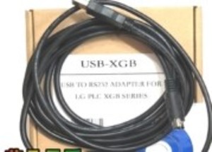 USB-LS-MD6 XGB / XBC / XBM 다운로드 프로그래밍 케이블 PLC 엔드 용 원형 헤드 6 핀 New-[544295591995]