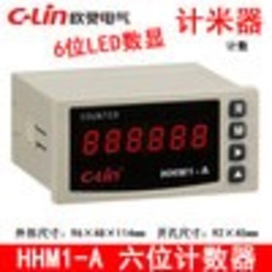 힌링표 HHM1-A 미터기 6자리 미터기/측장기 카운터 정전 메모리 6자리 표시
