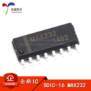 우신전자] 패치 MAX232 RS-232 인터페이스 IC/듀얼 송수신기 SOP-16