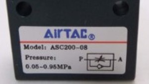 브랜드의 정통 대만 AirTAC Yadeke ASC200-08 단방향 스로틀 밸브 ASC20008 -[44529312810]