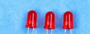 5MM 빨간머리 빨간짧은발 F5 레드LED 발광다이오드 램프볼 하이라이트 난시가우